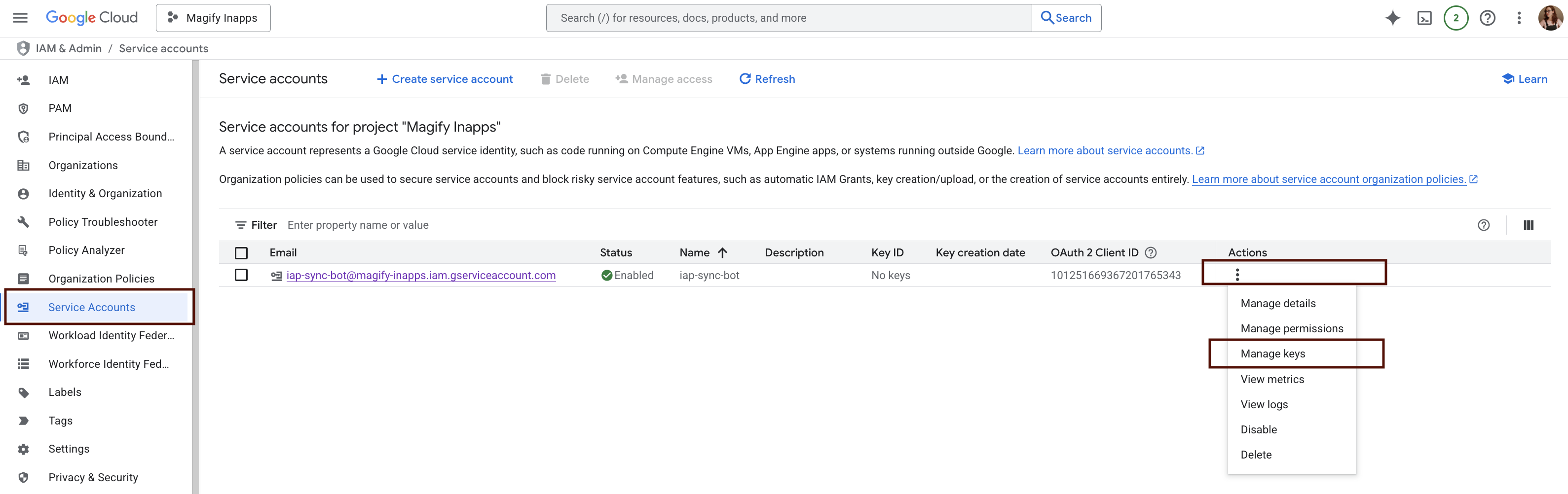 magify-google-cloud-console-service-manage-key.png